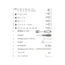 PROJAHN 1/4" proficraft-Steckschlüsselkoffer, mit 45 Werkzeugen - 72 Zahn