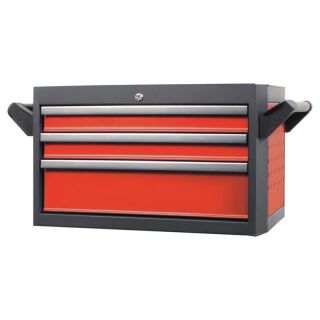 PROJAHN Werkstattwagenaufsatz für Werkstattwagen GALAXY mit 3 Schubfächern Rot/Anthrazi