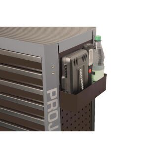 accessory roller with square hole perforation multifunctional tray deep black