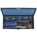 hand riveter set, 61-pcs. 1x hand riveter 395060 15x...