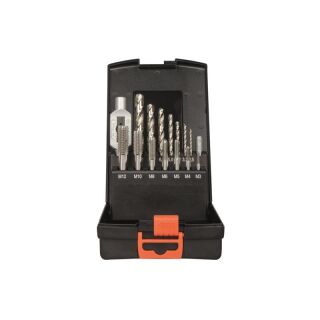 Short machine tap set HSS-G M3-M12 15pcs