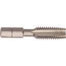 Short machine tap 1/4" with hexagon drive M 3