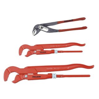 Pipe wrench set 3pcs