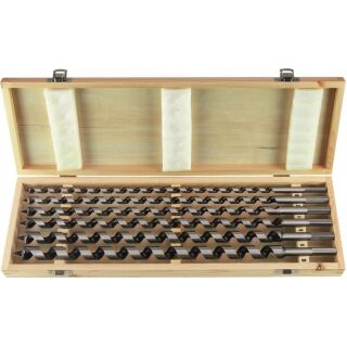 PROJAHN S Holz Schlangenbohrer 460 mm in Holzkassette - CV Stahl - 6tlg