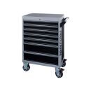 roller cabinet GALAXY with 7drawers - 148pcs black/silver...