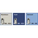 PROJAHN Profi Blindnietmutternvorsatz-Adapter für Akkuschrauber M6 bis M10